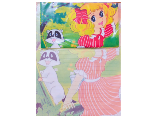Hojas de carta con aroma Dulce Aventura papelería retro
